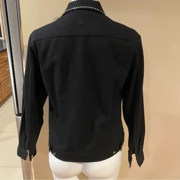Christian Alexandr Crystal Trim Denim Jacket New - Picture 6 of 8
